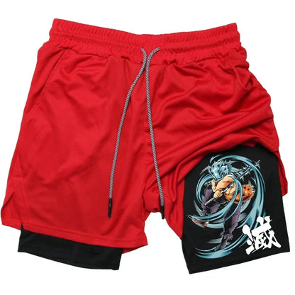 Demon Slayer Double-layer Compression Shorts