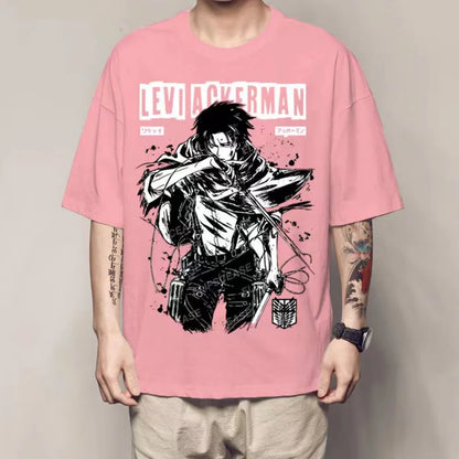 Attack on Titan Levi Ackerman Graphic T-shirt