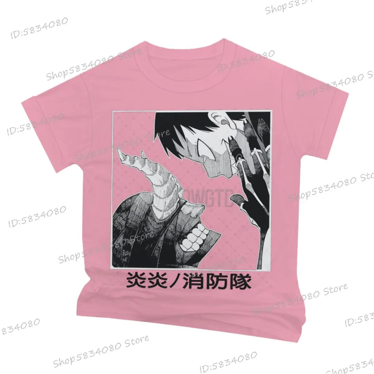 Fire Force T-shrit for Men Women Anime Apparel Soft Tee Gift for Him Fashion Summer Tops Fire Force Graphic Anime Tee T-shirts