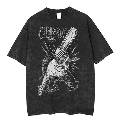 Chainsaw Man Oversized Gym Tee