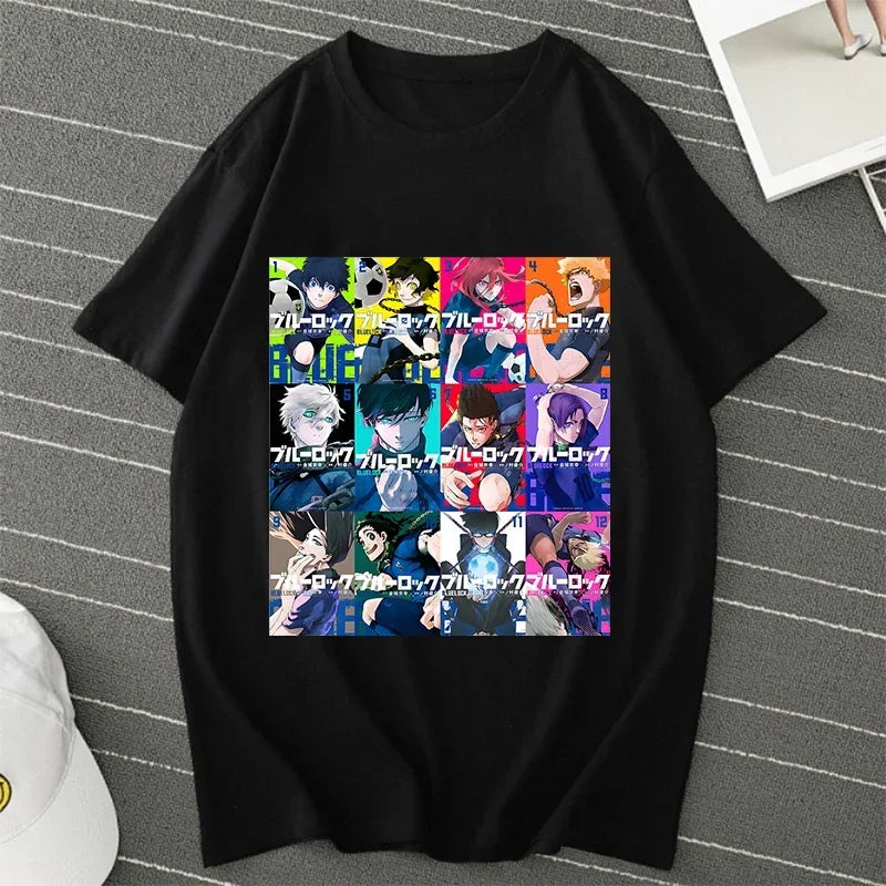 Blue Lock Manga Women Summer Shirt