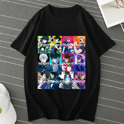 Blue Lock Manga Women Summer Shirt