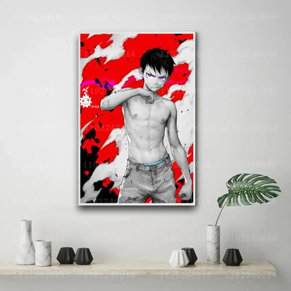 Shinra Kusakabe Canvas Poster
